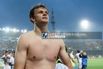 2024-05-18 - Giorgio Scalvini of Atalanta celebrates the victory - US LECCE VS ATALANTA BC - ITALIAN SERIE A - SOCCER