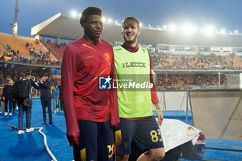 2024-05-18 - Patrick Dorgu of US Lecce and Daniel Samek of US Lecce - US LECCE VS ATALANTA BC - ITALIAN SERIE A - SOCCER