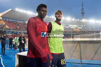 2024-05-18 - Patrick Dorgu of US Lecce and Daniel Samek of US Lecce - US LECCE VS ATALANTA BC - ITALIAN SERIE A - SOCCER