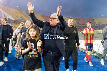 2024-05-18 - the technical director of US Lecce Pantaleo Corvino - US LECCE VS ATALANTA BC - ITALIAN SERIE A - SOCCER