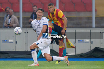 2024-05-18 - Nikola Krstovic of US Lecce in action against Giovanni Bonfanti of Atalanta - US LECCE VS ATALANTA BC - ITALIAN SERIE A - SOCCER