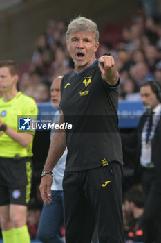 2024-05-20 - Marco Baroni coack of Hellas Verona FC gestures during the Serie A Match between US Salernitana 1919 vs Hellas Verona FC at Arechi Stadium - US SALERNITANA VS HELLAS VERONA FC - ITALIAN SERIE A - SOCCER