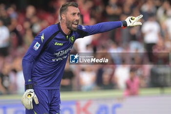 2024-05-20 - Vincenzo Fiorillo of US Salernitana 1919 gestures during the Serie A Match between US Salernitana 1919 vs Hellas Verona FC at Arechi Stadium - US SALERNITANA VS HELLAS VERONA FC - ITALIAN SERIE A - SOCCER