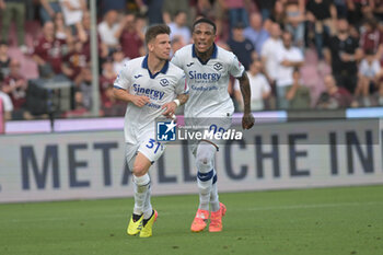 2024-05-20 - Tomas Suslov of Hellas Verona FC celebrates after scoring goal during the Serie A Match between US Salernitana 1919 vs Hellas Verona FC at Arechi Stadium - US SALERNITANA VS HELLAS VERONA FC - ITALIAN SERIE A - SOCCER