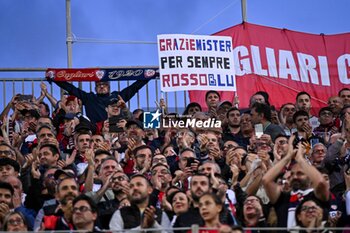 2024-05-23 - Tifosi, Fans, Supporters of Cagliari Calcio, Claudio Ranieri Mister of Cagliari Calcio - CAGLIARI CALCIO VS ACF FIORENTINA - ITALIAN SERIE A - SOCCER