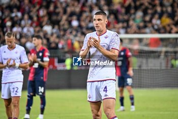 2024-05-23 - Nikola Milenkovic of ACF Fiorentina, Applausi a Davide Astori - CAGLIARI CALCIO VS ACF FIORENTINA - ITALIAN SERIE A - SOCCER