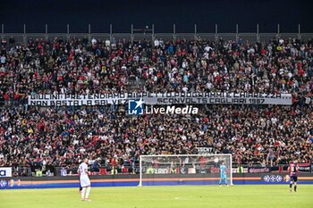 2024-05-23 - Tifosi, Fans, Supporters of Cagliari Calcio, Tommaso Giulini President of Cagliari Calcio - CAGLIARI CALCIO VS ACF FIORENTINA - ITALIAN SERIE A - SOCCER