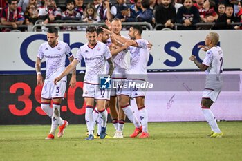 2024-05-23 - Giacomo Bonaventura of ACF Fiorentina, Esultanza, Joy After scoring goal, - CAGLIARI CALCIO VS ACF FIORENTINA - ITALIAN SERIE A - SOCCER