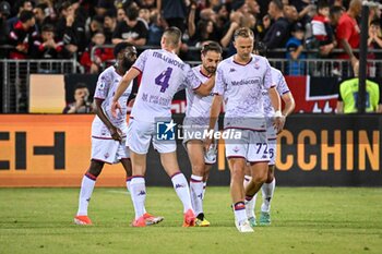 2024-05-23 - Giacomo Bonaventura of ACF Fiorentina, Esultanza, Joy After scoring goal, - CAGLIARI CALCIO VS ACF FIORENTINA - ITALIAN SERIE A - SOCCER