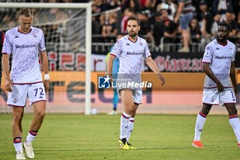 2024-05-23 - Giacomo Bonaventura of ACF Fiorentina, Esultanza, Joy After scoring goal, - CAGLIARI CALCIO VS ACF FIORENTINA - ITALIAN SERIE A - SOCCER