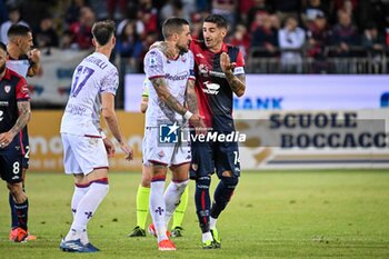 2024-05-23 - Cristiano Biraghi of ACF Fiorentina, Alessandro Deiola of Cagliari Calcio - CAGLIARI CALCIO VS ACF FIORENTINA - ITALIAN SERIE A - SOCCER