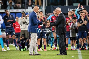 2024-05-23 - Celebrazione Claudio Ranieri Mister of Cagliari Calcio, Tommaso Giulini President of Cagliari Calcio - CAGLIARI CALCIO VS ACF FIORENTINA - ITALIAN SERIE A - SOCCER