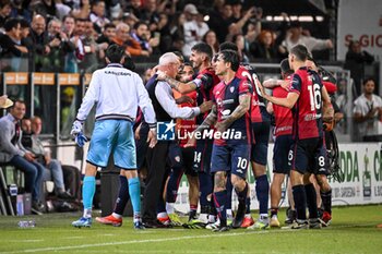 2024-05-23 - Alessandro Deiola of Cagliari Calcio, Esultanza, Joy After scoring goal, Claudio Ranieri Mister of Cagliari Calcio - CAGLIARI CALCIO VS ACF FIORENTINA - ITALIAN SERIE A - SOCCER