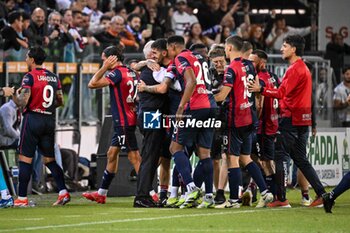 2024-05-23 - Alessandro Deiola of Cagliari Calcio, Esultanza, Joy After scoring goal, Claudio Ranieri Mister of Cagliari Calcio - CAGLIARI CALCIO VS ACF FIORENTINA - ITALIAN SERIE A - SOCCER