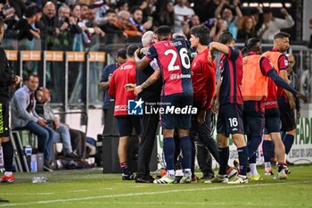 2024-05-23 - Alessandro Deiola of Cagliari Calcio, Esultanza, Joy After scoring goal, Claudio Ranieri Mister of Cagliari Calcio - CAGLIARI CALCIO VS ACF FIORENTINA - ITALIAN SERIE A - SOCCER