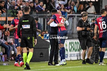 2024-05-23 - Alessandro Deiola of Cagliari Calcio, Esultanza, Joy After scoring goal, Claudio Ranieri Mister of Cagliari Calcio - CAGLIARI CALCIO VS ACF FIORENTINA - ITALIAN SERIE A - SOCCER