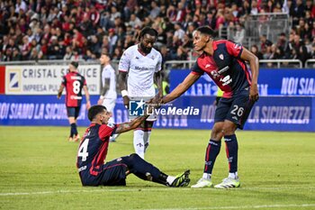 2024-05-23 - Alessandro Deiola of Cagliari Calcio, Yerri Mina of Cagliari Calcio - CAGLIARI CALCIO VS ACF FIORENTINA - ITALIAN SERIE A - SOCCER