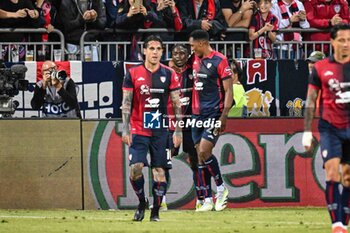 2024-05-23 - Kingstone Mutandwa of Cagliari Calcio, Esultanza, Joy After scoring goal, - CAGLIARI CALCIO VS ACF FIORENTINA - ITALIAN SERIE A - SOCCER