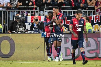 2024-05-23 - Kingstone Mutandwa of Cagliari Calcio, Esultanza, Joy After scoring goal, - CAGLIARI CALCIO VS ACF FIORENTINA - ITALIAN SERIE A - SOCCER