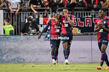 2024-05-23 - Kingstone Mutandwa of Cagliari Calcio, Esultanza, Joy After scoring goal, - CAGLIARI CALCIO VS ACF FIORENTINA - ITALIAN SERIE A - SOCCER