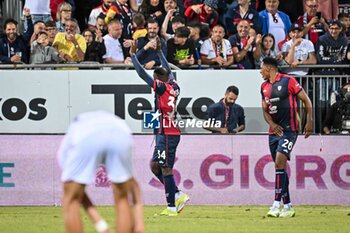 2024-05-23 - Kingstone Mutandwa of Cagliari Calcio, Esultanza, Joy After scoring goal, - CAGLIARI CALCIO VS ACF FIORENTINA - ITALIAN SERIE A - SOCCER