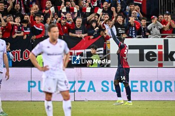 2024-05-23 - Kingstone Mutandwa of Cagliari Calcio, Esultanza, Joy After scoring goal, - CAGLIARI CALCIO VS ACF FIORENTINA - ITALIAN SERIE A - SOCCER