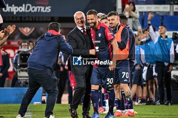 2024-05-23 - Claudio Ranieri Mister of Cagliari Calcio, Celebrazione - CAGLIARI CALCIO VS ACF FIORENTINA - ITALIAN SERIE A - SOCCER