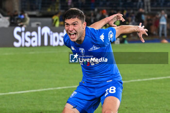 2024-05-26 - Empoli FC's forward Nicolo Cambiaghi celebrates the victory - EMPOLI FC VS AS ROMA - ITALIAN SERIE A - SOCCER