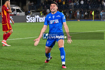 2024-05-26 - Empoli FC's forward Nicolo Cambiaghi celebrates the victory - EMPOLI FC VS AS ROMA - ITALIAN SERIE A - SOCCER