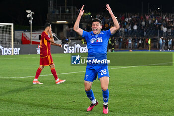 2024-05-26 - Empoli FC's forward Nicolo Cambiaghi celebrates the victory - EMPOLI FC VS AS ROMA - ITALIAN SERIE A - SOCCER