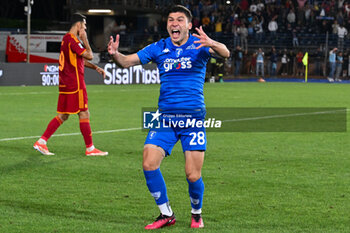 2024-05-26 - Empoli FC's forward Nicolo Cambiaghi celebrates the victory - EMPOLI FC VS AS ROMA - ITALIAN SERIE A - SOCCER