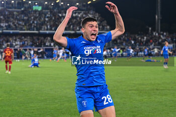 2024-05-26 - Empoli FC's forward Nicolo Cambiaghi celebrates the victory - EMPOLI FC VS AS ROMA - ITALIAN SERIE A - SOCCER