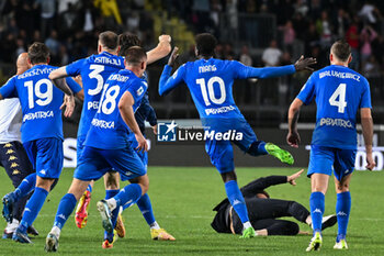 2024-05-26 - Empoli FC's players celebrate after a goal - EMPOLI FC VS AS ROMA - ITALIAN SERIE A - SOCCER