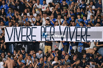 2024-05-26 - Empoli FC's supporters with a banner in memory of DJ Franchino - EMPOLI FC VS AS ROMA - ITALIAN SERIE A - SOCCER