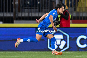 2024-05-26 - Empoli FC's forward Matteo Cancellieri celebrates after scoring a goal - EMPOLI FC VS AS ROMA - ITALIAN SERIE A - SOCCER