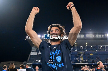 2024-05-26 - Empoli FC's defender Sebastiano Luperto celebrates the victory - EMPOLI FC VS AS ROMA - ITALIAN SERIE A - SOCCER