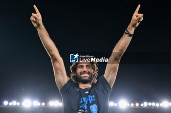 2024-05-26 - Empoli FC's defender Sebastiano Luperto celebrates the victory - EMPOLI FC VS AS ROMA - ITALIAN SERIE A - SOCCER