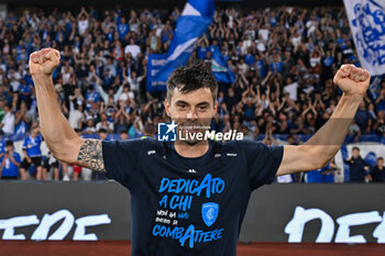 2024-05-26 - Empoli FC's midfielder Alberto Grassi celebrates the victory - EMPOLI FC VS AS ROMA - ITALIAN SERIE A - SOCCER