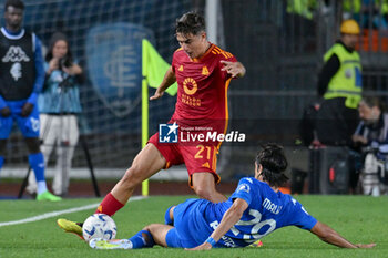 2024-05-26 - AS Roma's forward Paulo Dybala against Empoli'FC's midfielder Youssef Maleh - EMPOLI FC VS AS ROMA - ITALIAN SERIE A - SOCCER