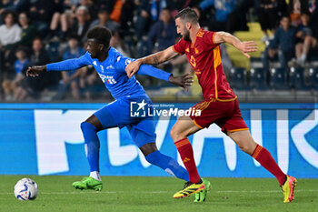 2024-05-26 - Empoli FC's forward M'Baye Niang against AS Roma's midfielder Bryan Cristante - EMPOLI FC VS AS ROMA - ITALIAN SERIE A - SOCCER