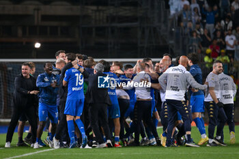 2024-05-26 - Empoli FC's players celebrate after a goal - EMPOLI FC VS AS ROMA - ITALIAN SERIE A - SOCCER