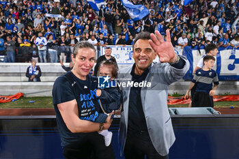 2024-05-26 - Empoli FC's president Fabrizio Corsi and Empoli FC's vice president celebrate the victory - EMPOLI FC VS AS ROMA - ITALIAN SERIE A - SOCCER