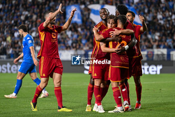 2024-05-26 - AS Roma's players celebrate after a goal - EMPOLI FC VS AS ROMA - ITALIAN SERIE A - SOCCER