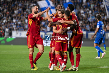 2024-05-26 - AS Roma's players celebrate after a goal - EMPOLI FC VS AS ROMA - ITALIAN SERIE A - SOCCER