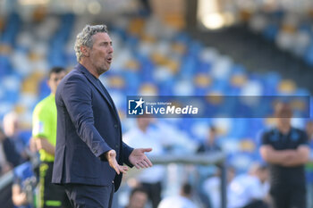 2024-05-26 - Luca Gotti manager of U.S. Lecce gestures during the Serie A Match between SSC Napoli vs US Lecce at Diego Armando Maradona Stadium - SSC NAPOLI VS US LECCE - ITALIAN SERIE A - SOCCER