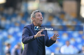 2024-05-26 - Luca Gotti manager of U.S. Lecce gestures during the Serie A Match between SSC Napoli vs US Lecce at Diego Armando Maradona Stadium - SSC NAPOLI VS US LECCE - ITALIAN SERIE A - SOCCER