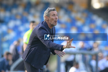 2024-05-26 - Luca Gotti manager of U.S. Lecce gestures during the Serie A Match between SSC Napoli vs US Lecce at Diego Armando Maradona Stadium - SSC NAPOLI VS US LECCE - ITALIAN SERIE A - SOCCER