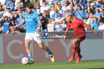 2024-05-26 - Khvicha Kvaratskhelia of SSC Napoli in action during the Serie A Match between SSC Napoli vs US Lecce at Diego Armando Maradona Stadium - SSC NAPOLI VS US LECCE - ITALIAN SERIE A - SOCCER