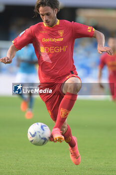 2024-05-26 - Antonino Gallo of US Lecce in action during the Serie A Match between SSC Napoli vs US Lecce at Diego Armando Maradona Stadium - SSC NAPOLI VS US LECCE - ITALIAN SERIE A - SOCCER