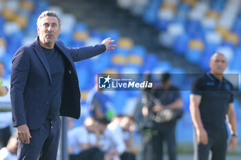 2024-05-26 - Luca Gotti manager of U.S. Lecce gestures during the Serie A Match between SSC Napoli vs US Lecce at Diego Armando Maradona Stadium - SSC NAPOLI VS US LECCE - ITALIAN SERIE A - SOCCER